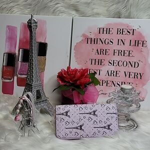 I M O  PARIS  Pink with cristals Wallet NWT